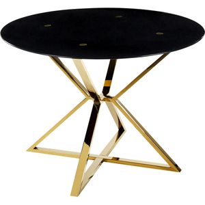 BOSCO - Eettafel - Zwart - Veiligheidsglas