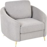 TROSA - Fauteuil - Grijs - Polyester