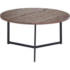 Beliani TIPPO - Salontafel set - Donkere houtkleur - MDF