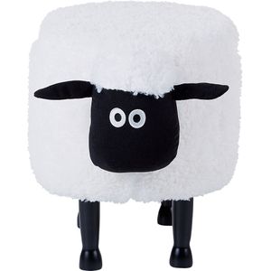 SHEEP - Poef - Wit - Polyester