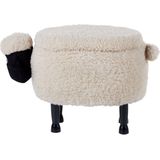 SHEEP - Poef - Creme - Polyester