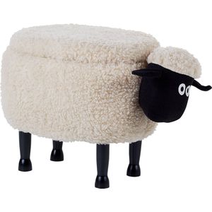 SHEEP - Poef - Creme - Polyester