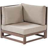 Beliani TIMOR - Loungeset-Donkere houtkleur-FSC® gecertificeerd acaciahout