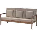 Beliani PATAJA - Loungeset - Donkere houtkleur - FSC® gecertificeerd acaciahout