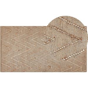 DADAY - Jute vloerkleed - Beige - 80 x 150 cm - Jute