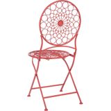 SCARIO - Bistro set - Rood - IJzer