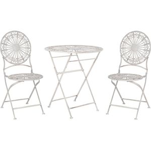 SCAFA - Bistro set - Wit - IJzer