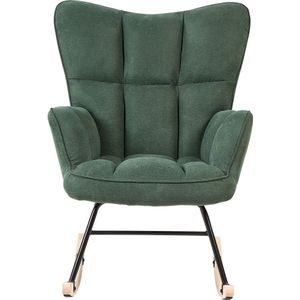 OULU - Schommelstoel - Smaragdgroen - Polyester