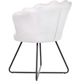 LOVELOCK - Fauteuil - Off-white - Fluweel