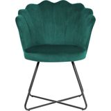 LOVELOCK - Fauteuil - Groen - Fluweel