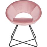 RACHEL - Fauteuil - Roze - Fluweel