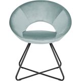 RACHEL - Fauteuil - Mintgroen - Fluweel