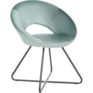 RACHEL - Fauteuil - Mintgroen - Fluweel