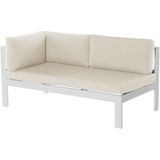 Beliani MESSINA - Loungeset voor 5 - Beige - Aluminium