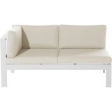 Beliani MESSINA - Loungeset voor 5 - Beige - Aluminium