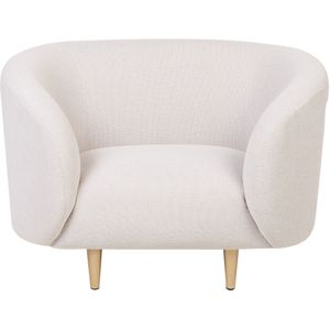 Beliani - LOEN - Fauteuil - Beige - Polyester