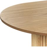 Beliani SHERIDAN - Eettafel-Lichte houtkleur-MDF