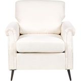 VIETAS - Fauteuil - Wit - Polyester