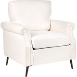 VIETAS - Fauteuil - Wit - Polyester