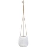 LIVADIA - Bloempot - Off-white - 20 cm - Vezelklei