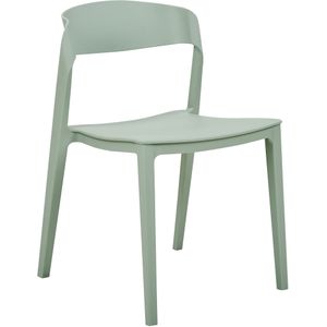 SOMERS - Eetkamerstoel set van 2 - Mintgroen - Plastic