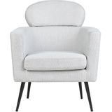 SOBY - Fauteuil - Lichtgrijs - Polyester