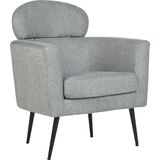 SOBY - Fauteuil - Grijs - Polyester