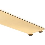 Eettafel goud gehard glazen blad rond ⌀120 cm 4 persoons capaciteit modern ontwerp