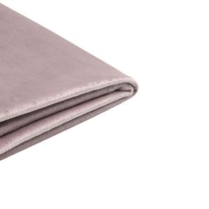 Bedframe hoes bekleding roze fluweel stof voor bed 140 x 200 cm tweepersoons afneembaar wasbaar
