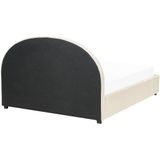 VAUCLUSE - Bed met opbergruimte - Beige - 160x200 cm - Polyester