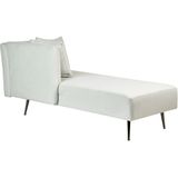 RIOM - Chaise longue - Mintgroen - Rechtszijdig - Stof