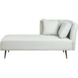 RIOM - Chaise longue - Mintgroen - Rechtszijdig - Stof