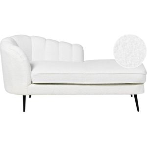 ALLIER - Chaise longue - Off-white - Linkerzijde - Bouclé