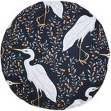 Beliani PIANAZZO - Tuinkussen set van 2 - Zwart - ⌀ 40 cm - Polyester