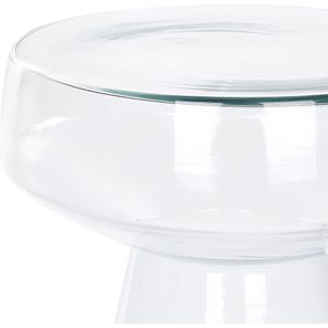 LAGUNA - Bijzettafel - Transparant - Glas