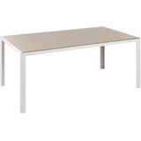 Beliani CATANIA  - Tuinset voor 6 - Beige - Aluminium