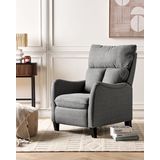 Beliani ROYSTON  - Fauteuil - Grijs - Stof