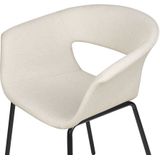 ELMA - Eetkamerstoelen set van 2 - Beige - Polyester