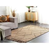 HANDERE - Vloerkleed - Beige - 160 x 230 cm - Jute