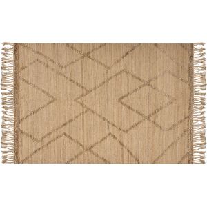 HANDERE - Vloerkleed - Beige - 160 x 230 cm - Jute