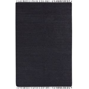 SINANKOY - Laagpolig tapijt - Zwart - 200 x 300 cm - Jute