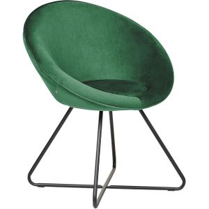 FLOBY II - Fauteuil - Groen - Fluweel