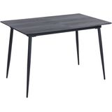 GELANDA - Uitschuifbare eettafel - Grijs - 120/160 x 80 cm - MDF