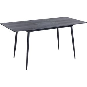 GELANDA - Uitschuifbare eettafel - Grijs - 120/160 x 80 cm - MDF