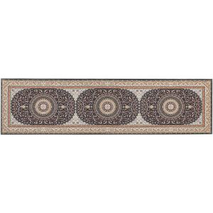 CIVRIL - Loper tapijt - Meerkleurig - 80 x 300 cm - Polyester