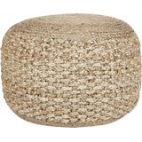 DINNI - Poef - Beige - Jute