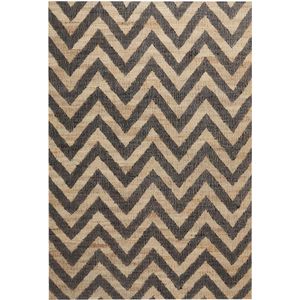 DEDEPINARI - Laagpolig vloerkleed - Beige - 160 x 230 cm - Jute