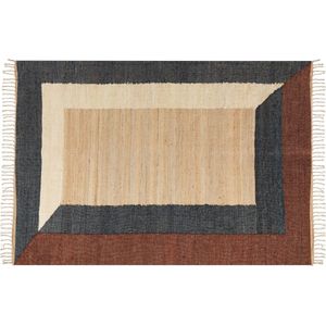 ORTAKOY - Laagpolig vloerkleed - Meerkleurig - 160 x 230 cm - Jute