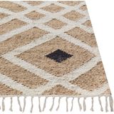 ESENCIK - Laagpolig vloerkleed - Beige - 160 x 230 cm - Jute