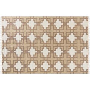 KONURTAY - Laagpolig vloerkleed - Beige - 200 x 300 cm - Jute